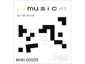 MUSIC HEAD 電子音楽音源集 | ..music v1.1 - 生データを取り扱ったmicroSD作品。CDやレコードではなく直接的で高音質なWAVやmp3といった生のサウンドファイルに拘った製品です。サウンド的にエッジ感のあるシャープな音してます。電子音楽 Electronic 9track 5,000JPY (税込／送料無料)