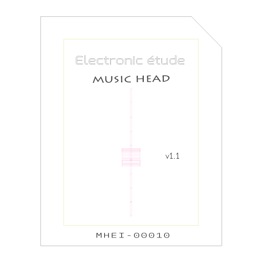 MUSIC HEAD - Electronic étude : techno microSD 17 track music data collection