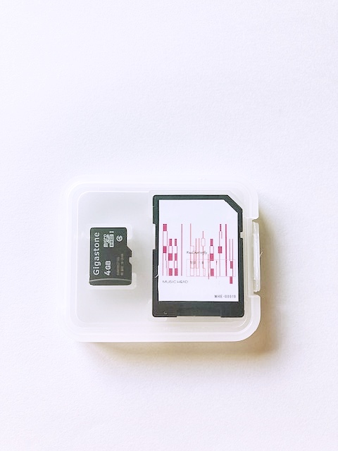 MUSIC HEAD - Real butterfly : electronic jazz microSD 12 track music data collection