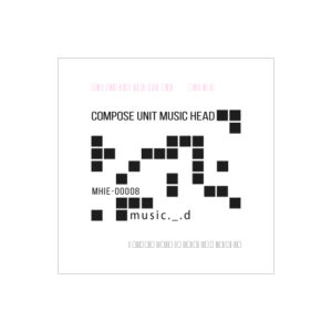 music._.d 1.1 アルバムカバー - TSUKAMOTOのハイレゾ電子音楽アートワーク